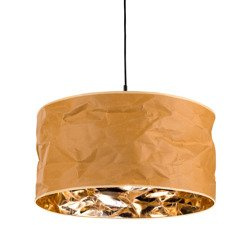 LAMPA WISZĄCA KOLOR BEŻOWY/MIEDŹ