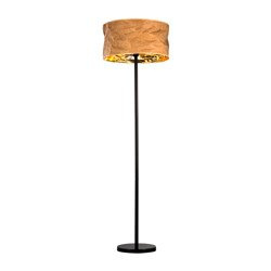 LAMPA PODŁOGOWA KOLOR BEŻOWY/ZŁOTY